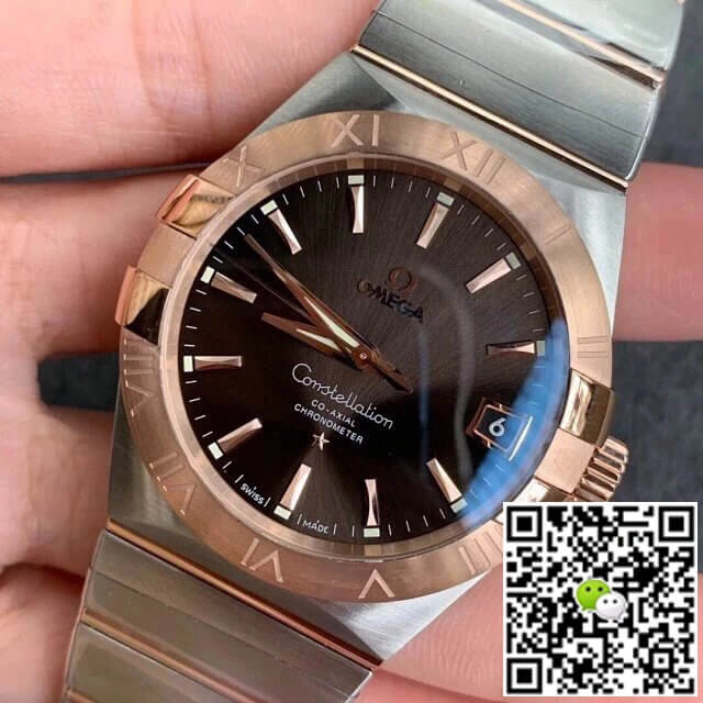 Omega Constellation 123.20.31.20.13.001 VS Factory 1:1 Best Edition Replica Watch Brown Dial